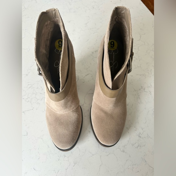 Jessica Simpson Keri Suede Ankle Boots with Buckle - Picture 10 of 16